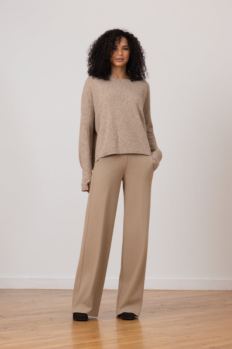 新品未使用 CARLA Lady shoulder T blouse Carla Wide Leg Pant – Tropical Black F1752 | Avenue Montaigne NYC