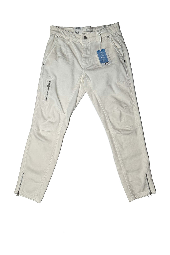 Mac Jeans Rich Cargo Denim 2377-70-0389-013W | 013W Marshmallow | Clearance Final Sale