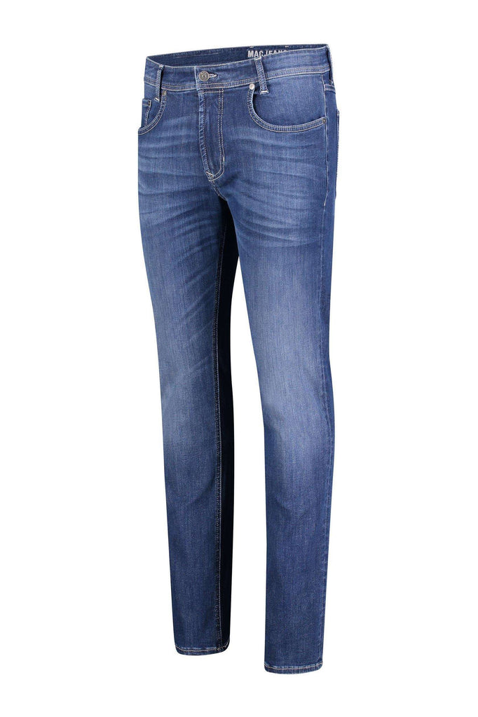 Mac Jeans-Men's MACFLEXX Modern Fit 0518-01-1995L | H559 Deep Blue Vintage Wash 