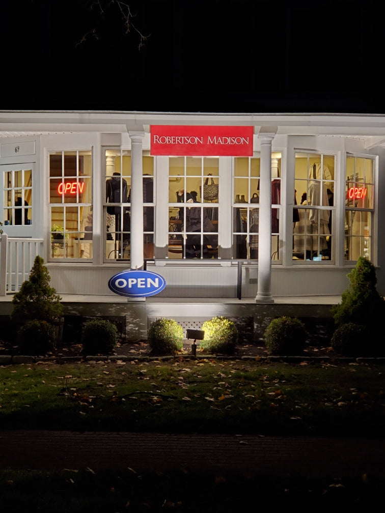 Robertson Madison Store Front At Night