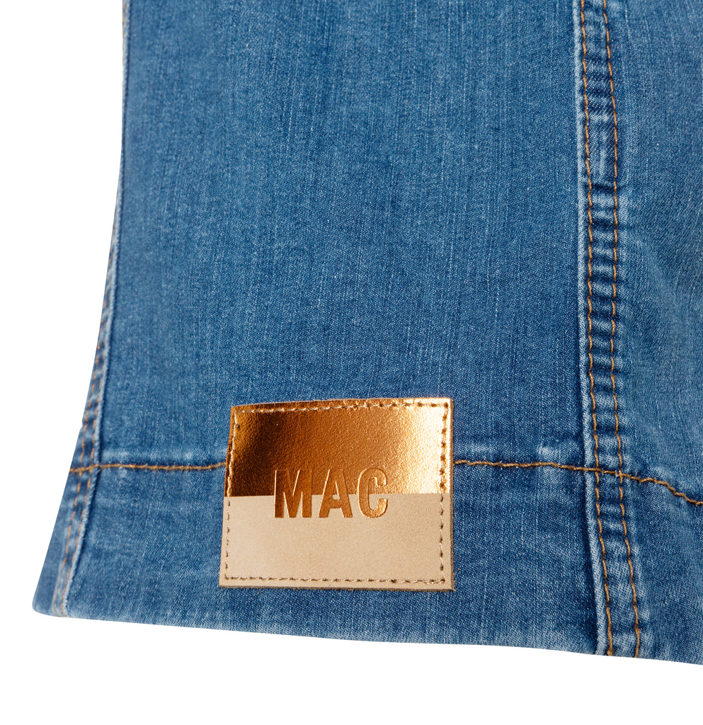 Mac Jeans Lightweight Denim Vest 0122-90-0391 | D525 Natty Brilliant Blue