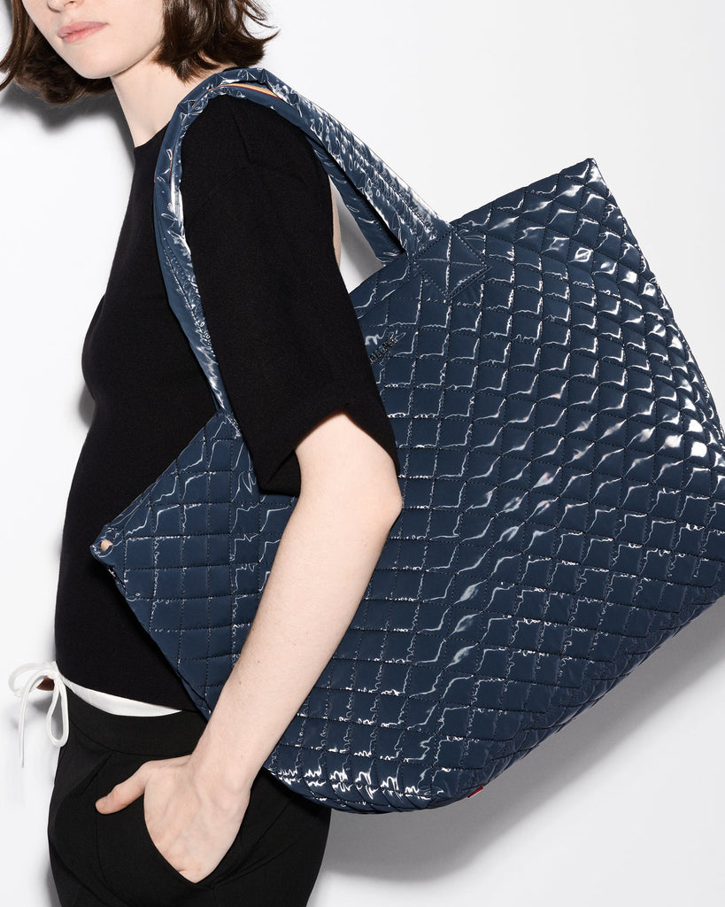 MZ Wallace Metro Tote Deluxe Large Quilted Bag 1242X2295 | Ink Liquid