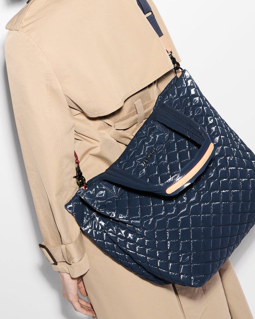 MZ Wallace Metro Tote Deluxe Medium Quilted Bag 1260X2295 | Ink Liquid