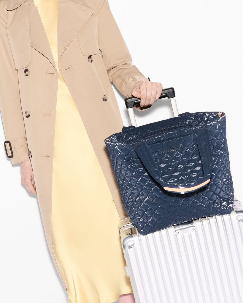 MZ Wallace Metro Tote Deluxe Medium Quilted Bag 1260X2295 | Ink Liquid