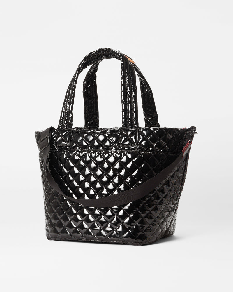 MZ Wallace Metro Tote Deluxe Medium Quilted Bag 1260X1742 | Black Lacquer II