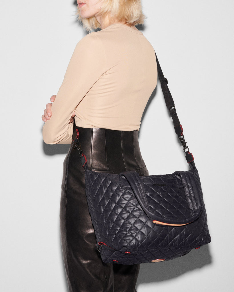 MZ Wallace Sutton Deluxe Medium Quilted Bag 1285X1590 | Black Rec