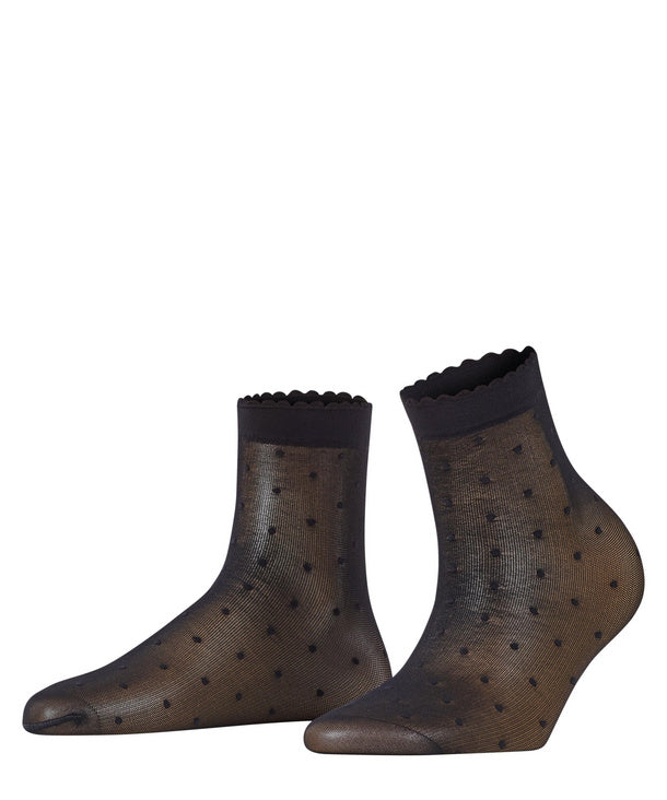 Falke - Women Dot Ankle Sock 41452 | Black
