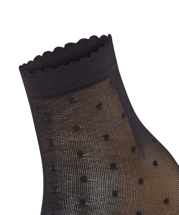 Falke - Women Dot Ankle Sock 41452 | Black