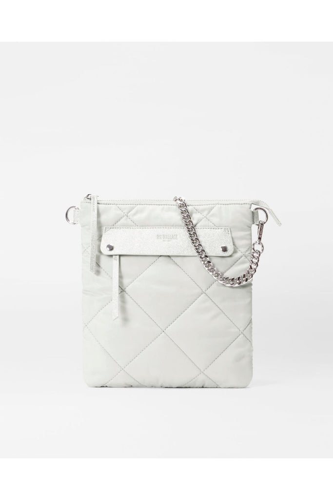 MZ Wallace Madison Flat Quilted Crossbody 1413B1965 | Frost