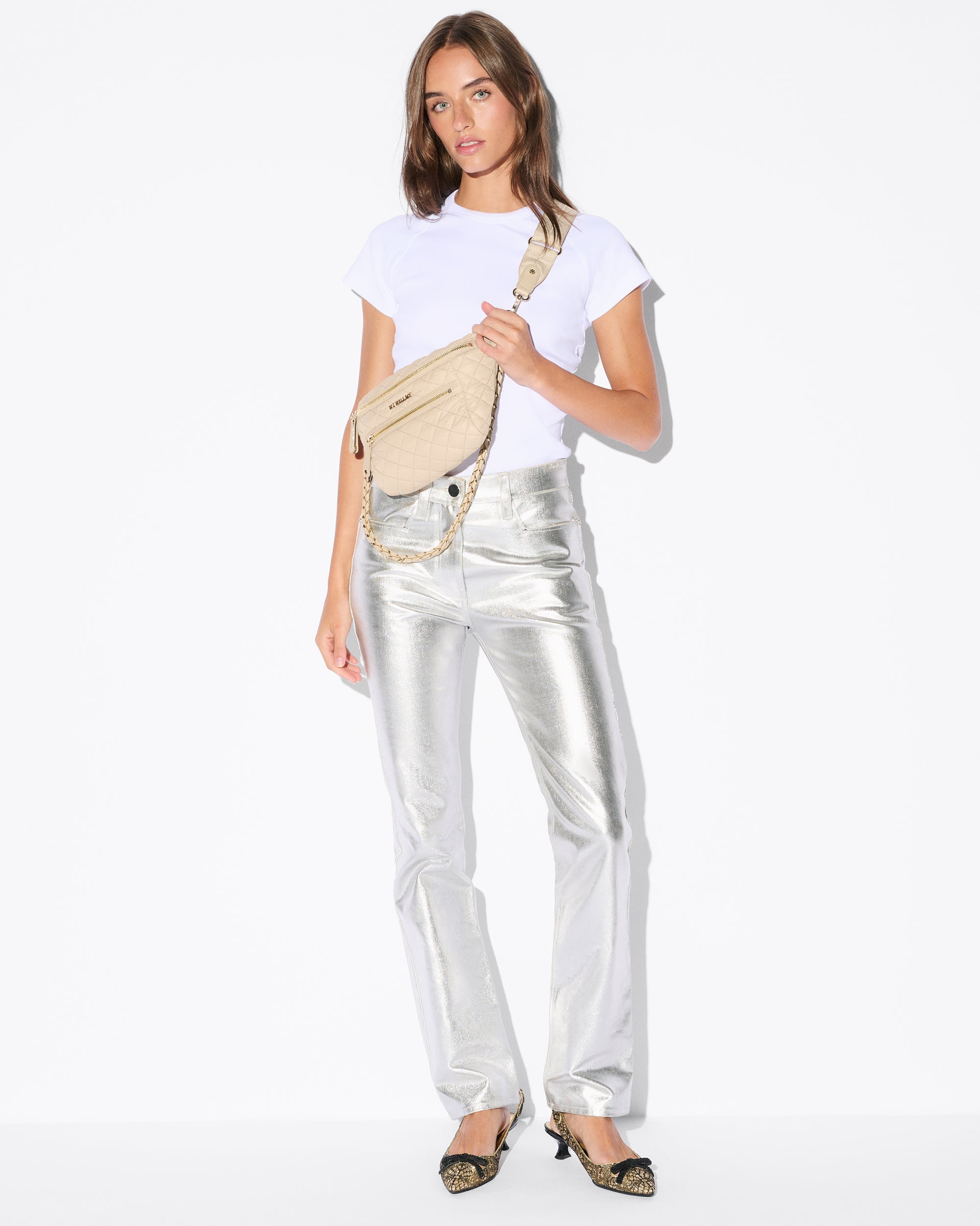 MZ Wallace Small Crosby Sling Bag 1462C1895 | Buff – Robertson Madison