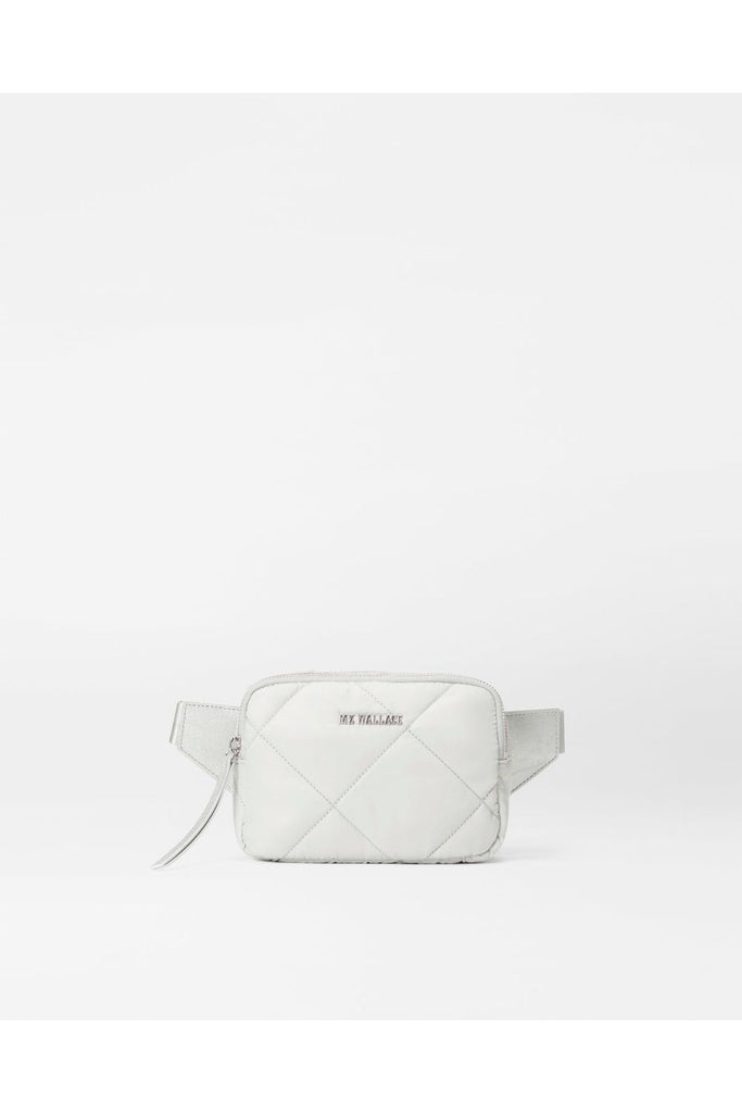 MZ Wallace Madison Quilted Belt Bag 1483B1965 | Frost