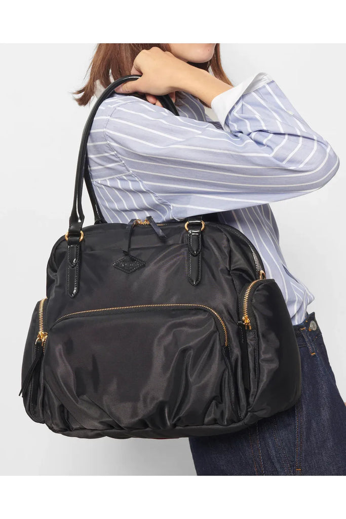 MZ Wallace Chelsea Shoulder Bag 1485B1902 | Black