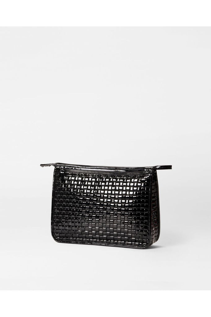 MZ Wallace Woven Clutch 1496N1742 | Black Lacquer