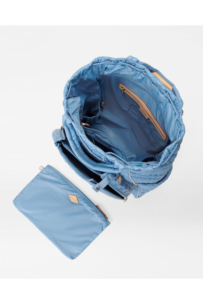MZ Wallace Tennis Convertible Backpack 1521x1981 | Cornflower Blue/Pebble