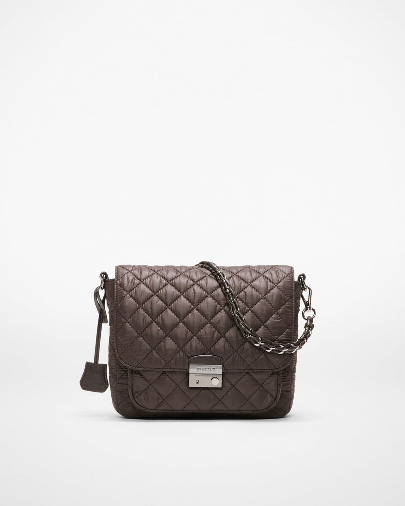 MZ Wallace Crosby Lock Medium Crossbody 1549C2347  | Espresso