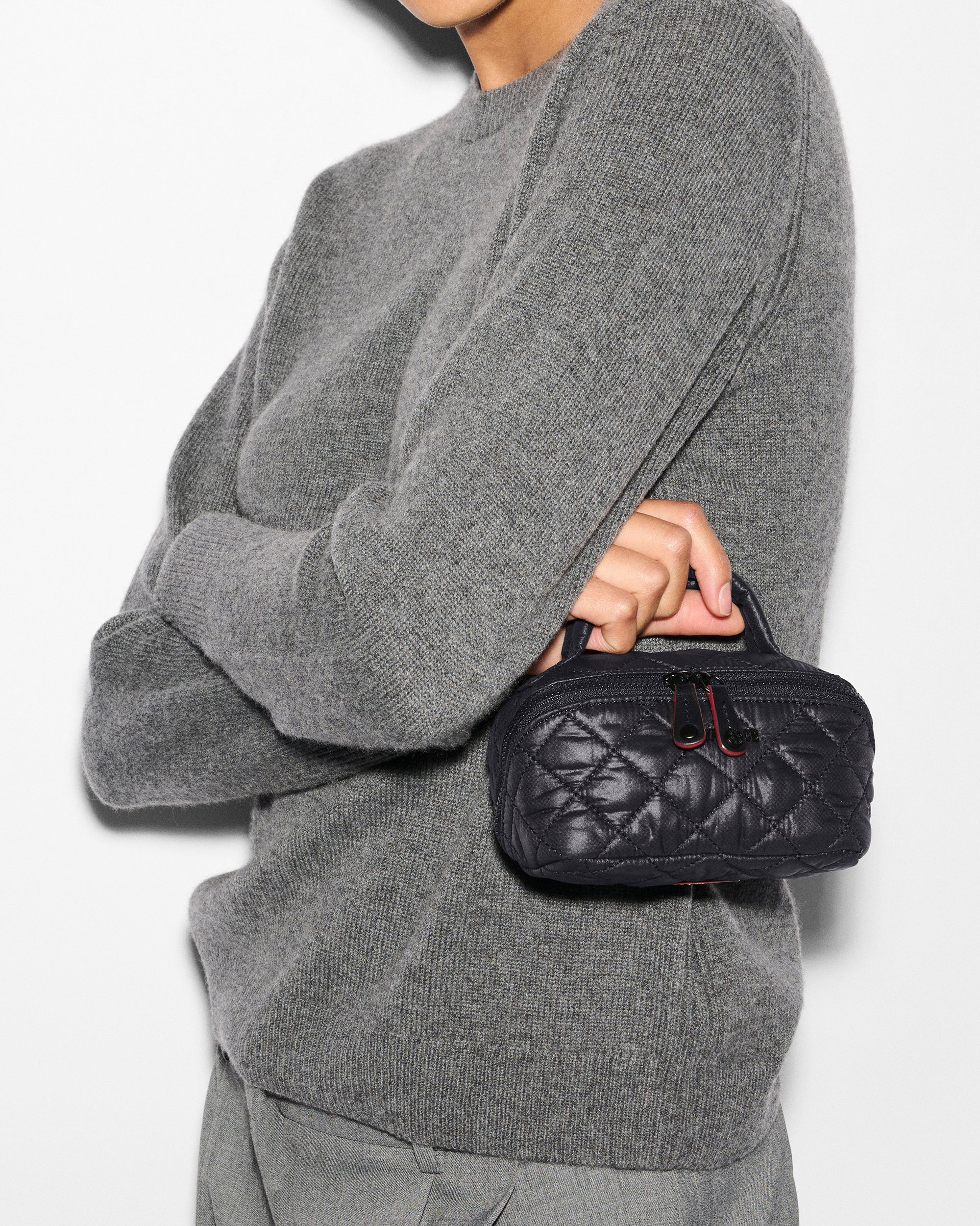 MZ Wallace Mini Black Accordion Jewelry Case 1727X1590 | Black