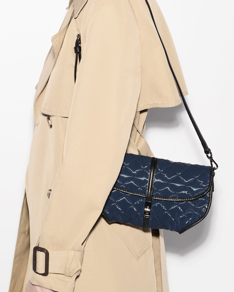 MZ Wallace Astor Small Convertible Clutch 1797C2295 | Ink Liquid