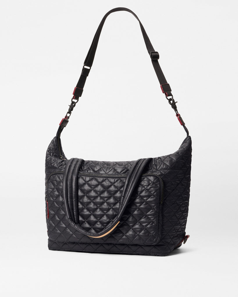 MZ Wallace Sutton Travel Deluxe Large Quilted Bag 1822X1590 | Black