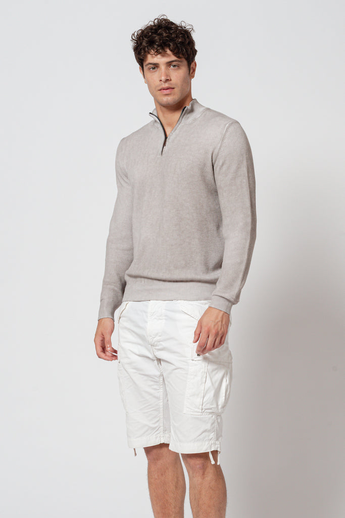 Ploumanac'h Men's Clipper Knit 18M2156-51F | Canapa (Lt. Beige