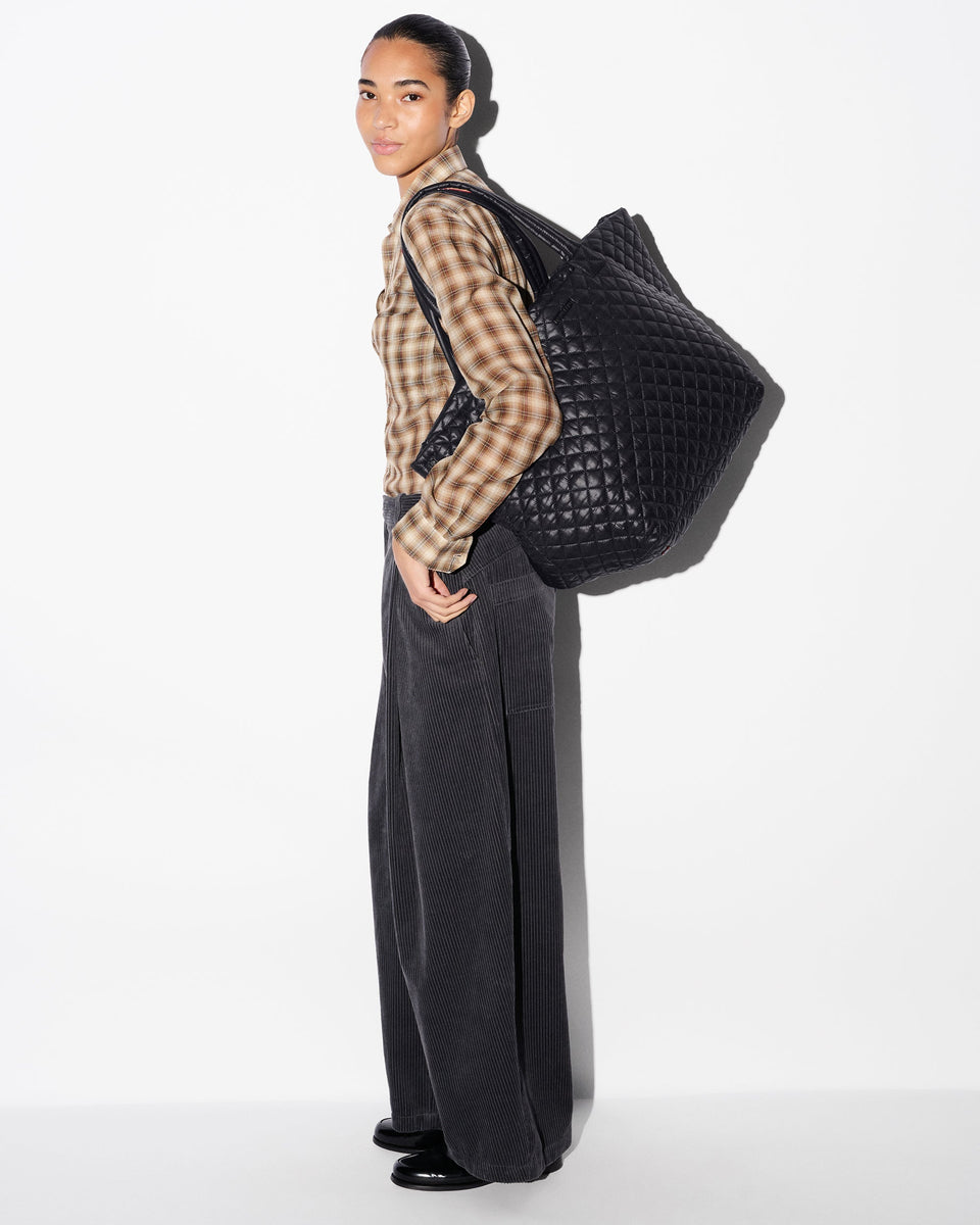 MZ Wallace Metro Tote Deluxe Large Quilted Bag | Black – Robertson