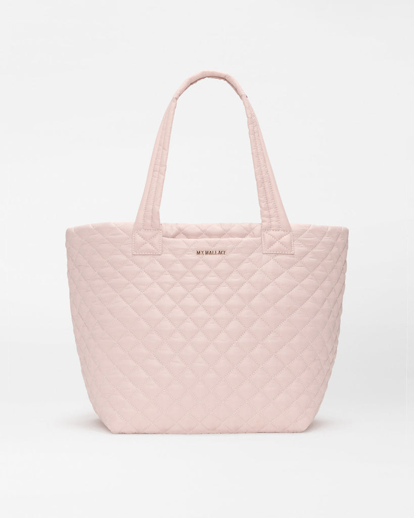 MZ Wallace Metro Tote Deluxe Medium Quilted Bag 1962X2163 | City Pink