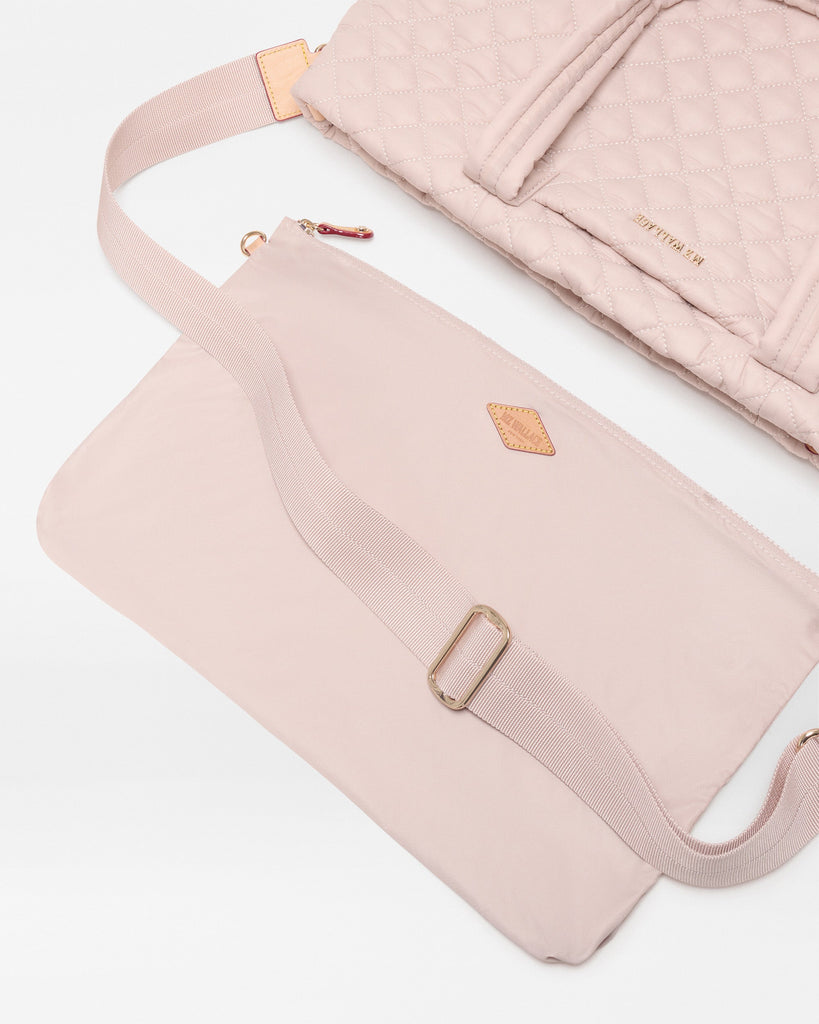 MZ Wallace Metro Tote Deluxe Medium Quilted Bag 1962X2163 | City Pink