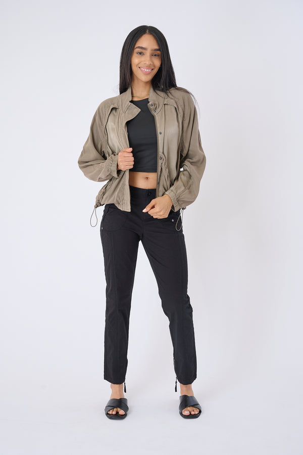 Marrakech Bali Stretch Cupro Jacket RR 50572R1 | Oregano 