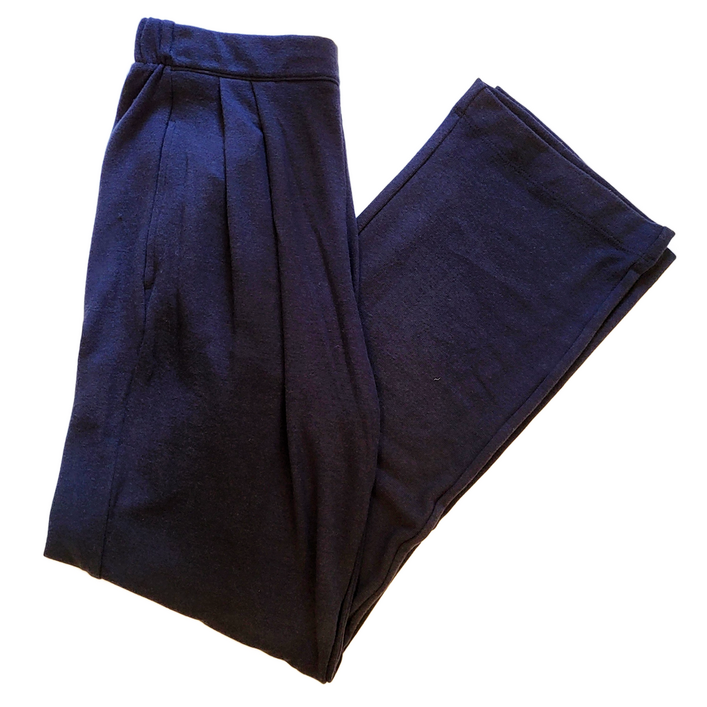 Velvet by Graham & Spencer Eliya Kashmir Knit Pull On Pants | Navy