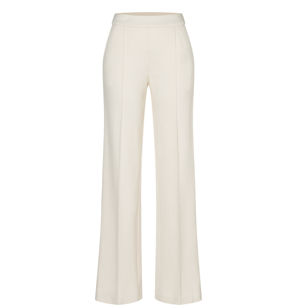 Mac Jeans Chiara Smart Jersey Pull On Pants 3029-00-0114 | 020 Vintage White