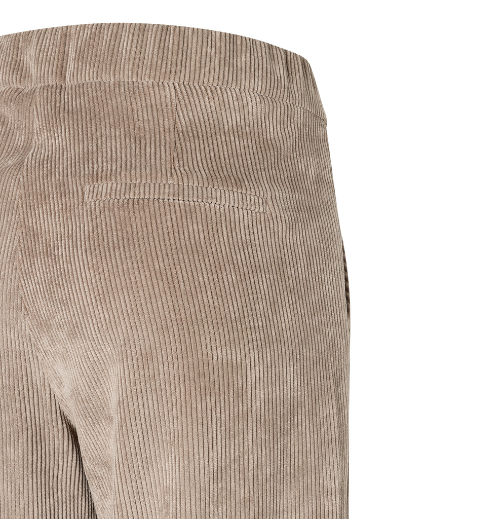 Mac Jeans Chiara Wide Leg Corduroy Pull On Pants 3051-00-0410L | 242 Oxide Brown