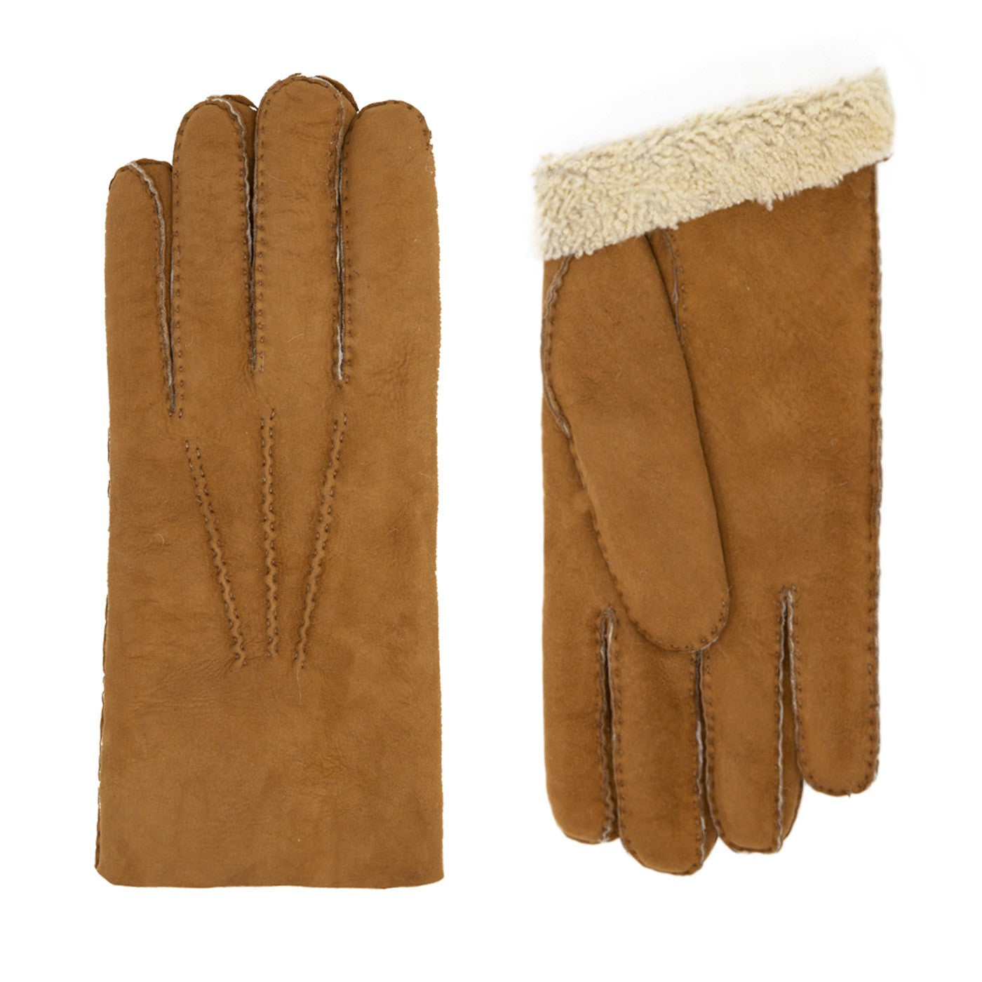 Bruno Carlo Men's Handstitched Shearling Gloves
