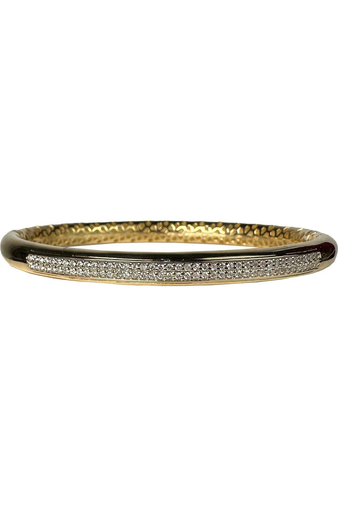 FC Creations Bracelet 18K Gold Diamond Bangle | Yellow Gold 1.0 Carats
