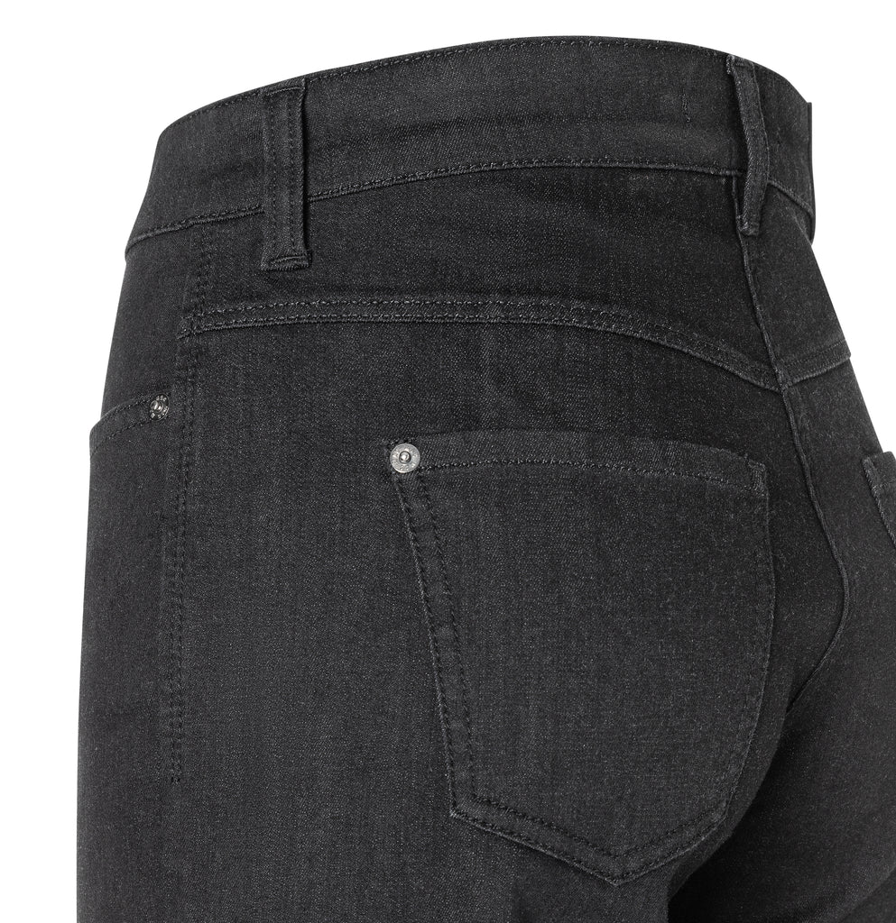 Mac Jeans Wide Authentic Stretch Denim Jeans 5228-90-0387L | D999 Black-Black