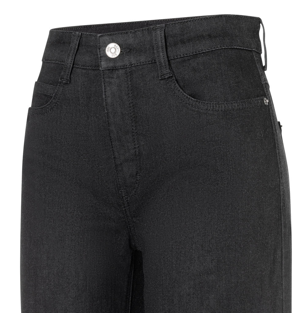Mac Jeans Wide Authentic Stretch Denim Jeans 5228-90-0387L | D999 Black-Black