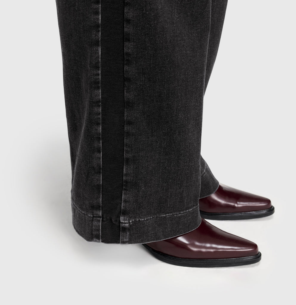 Mac Jeans Wide Galon Authentic Stretch Denim 5285-90-0387L | D963 Authentic Blackest | Special Order Style