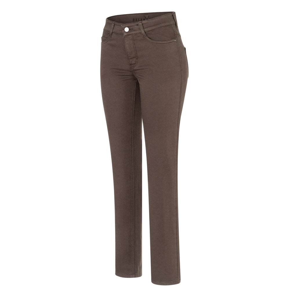 Mac Jeans Dream Denim Straight Leg Jeans 5401-90-0355L | 290R Deep Brown PT | Special Order Style