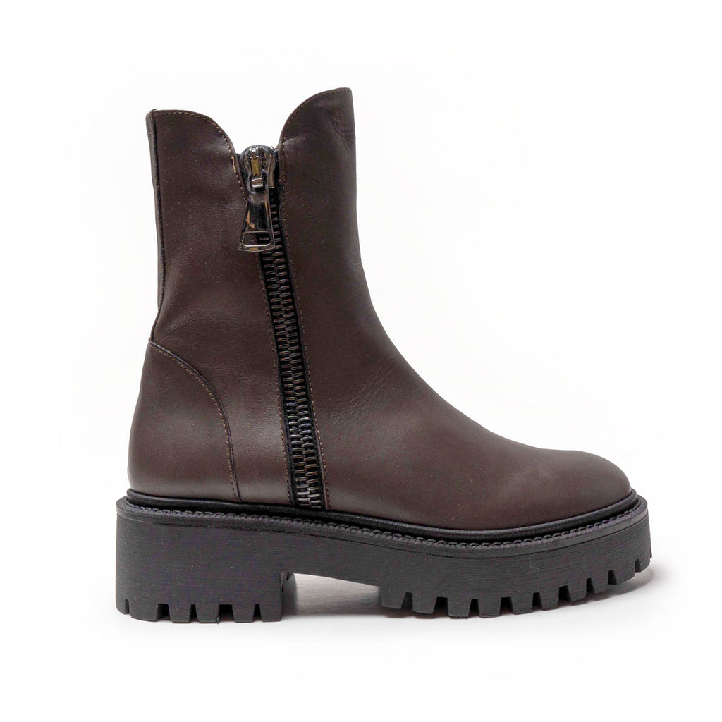 Michele Lopriore Sun Valley Combat Boots 7677 | Asfalt (Grey)