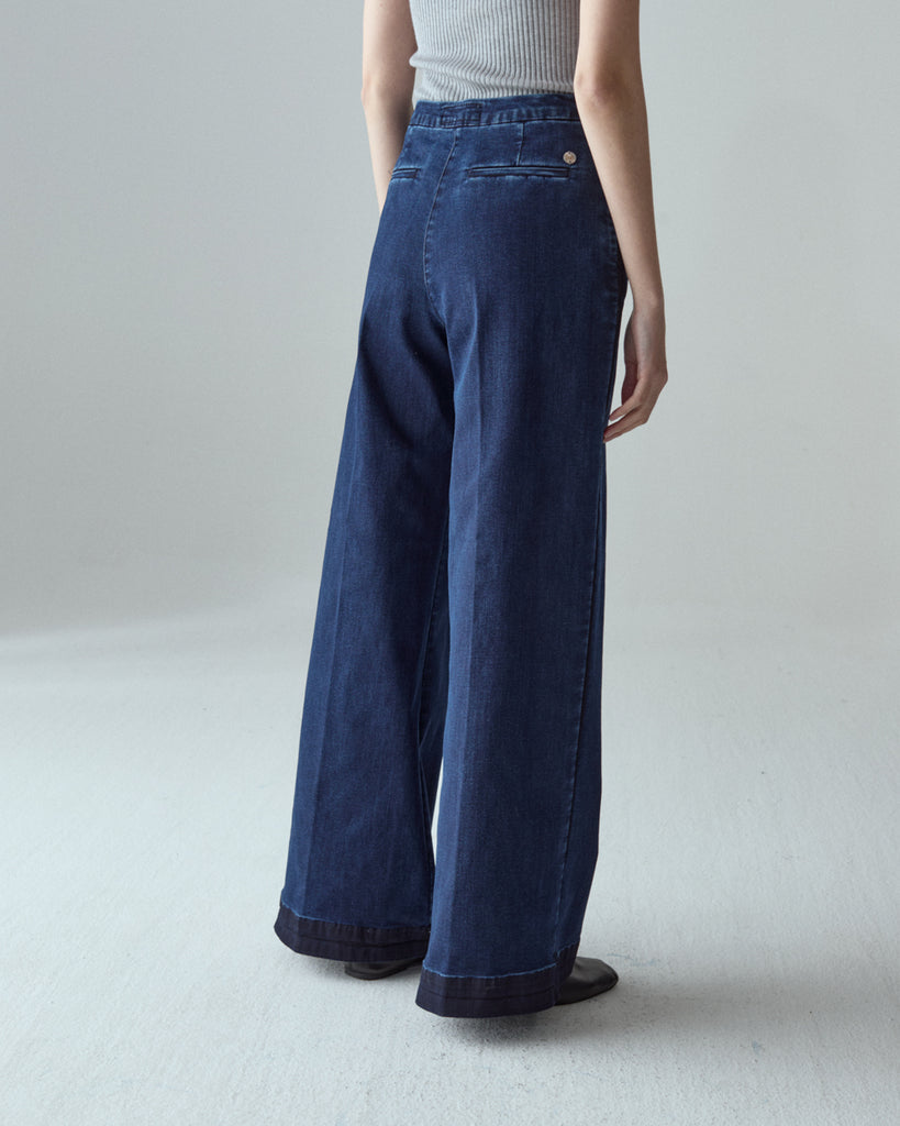 Shaft Jeans Flare Smocking Denim DI1D866D1924 | Over Blu Used