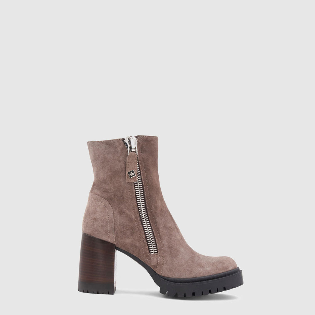 Aquatalia Emma Suede Ankle Boot | Taupe