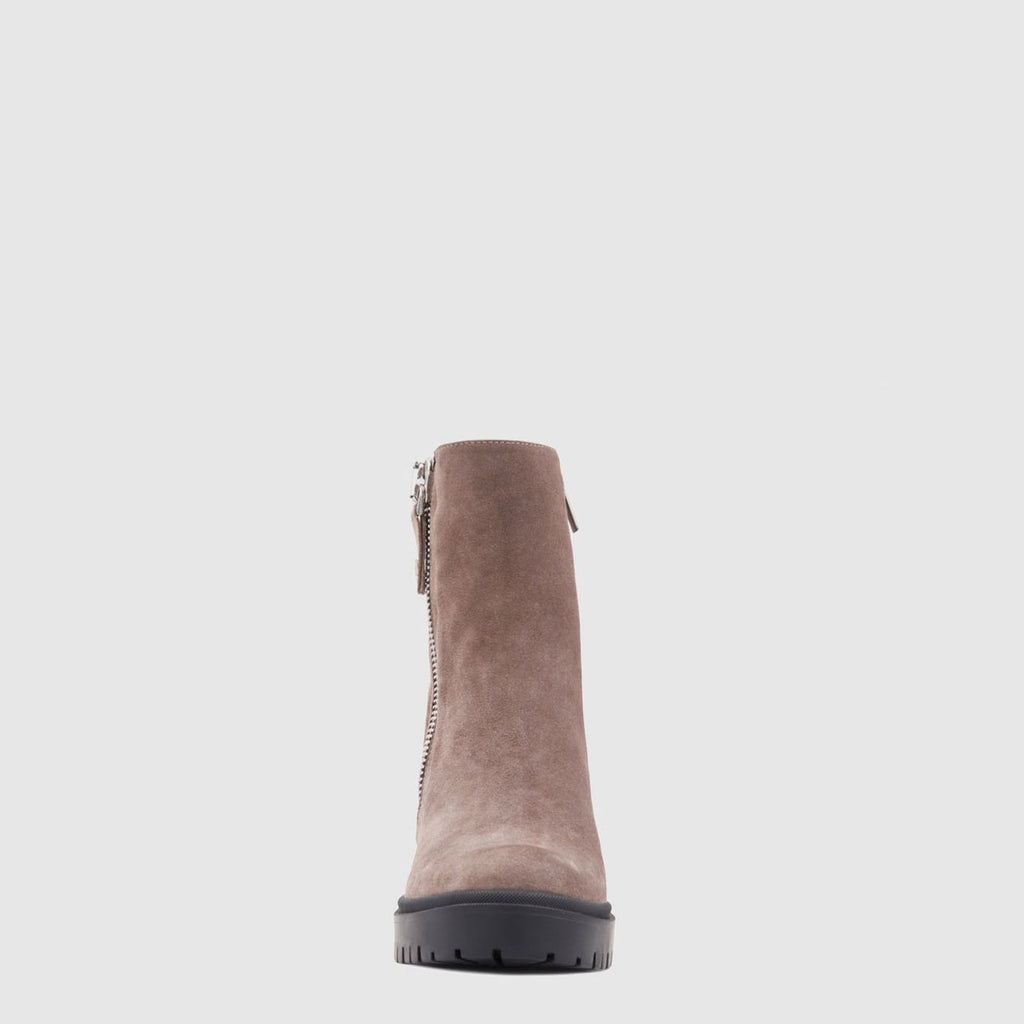 Aquatalia Emma Suede Ankle Boot | Taupe