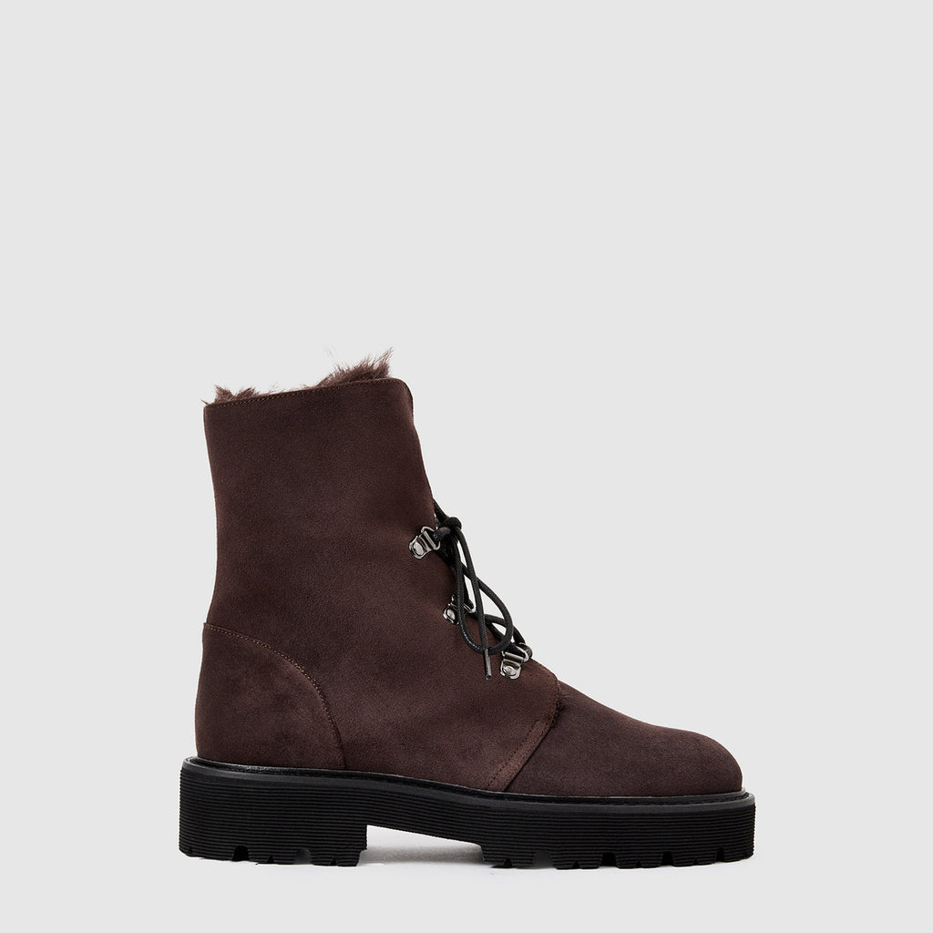 Aquatalia Eva Suede Ankle Boot | Anthracite