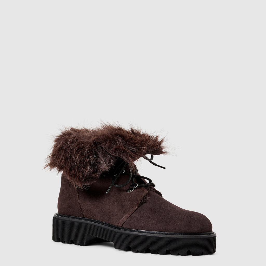 Aquatalia Eva Suede Ankle Boot | Anthracite