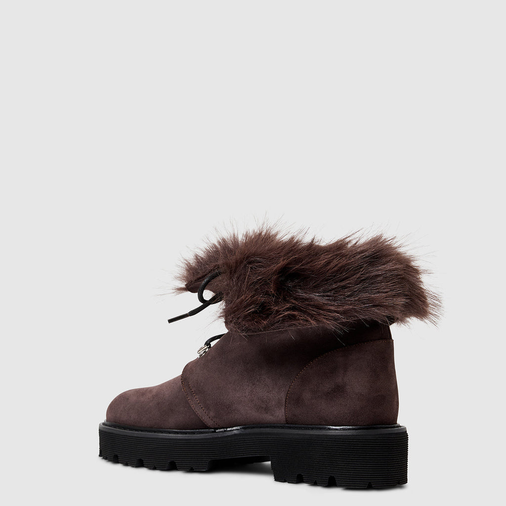 Aquatalia Eva Suede Ankle Boot | Anthracite