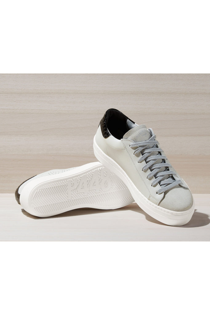P448 Thea Women's Platform Sneakers | White/Black