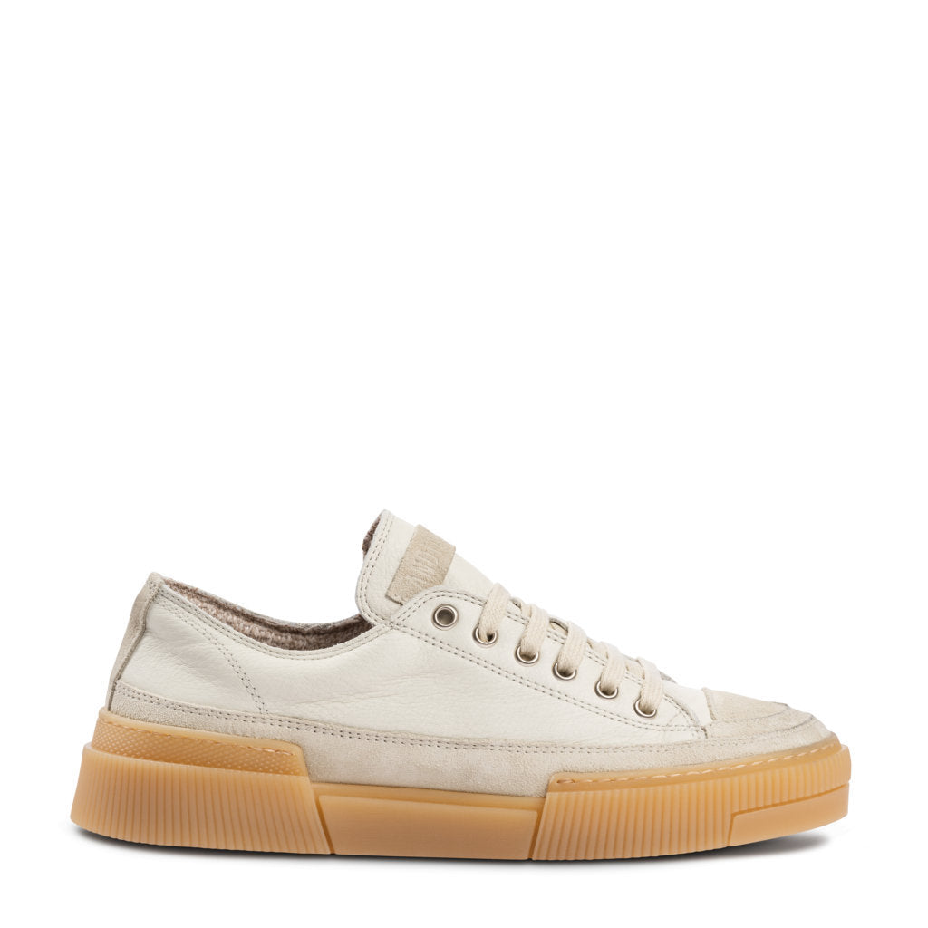 Andia Fora MYO Cream Suede Lace Up Sneaker | Denver Ice
