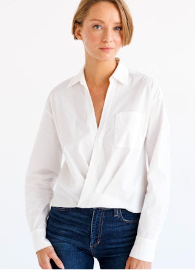 go by Go Silk Go White Surplus Shirt T1874 | White – Robertson Madison