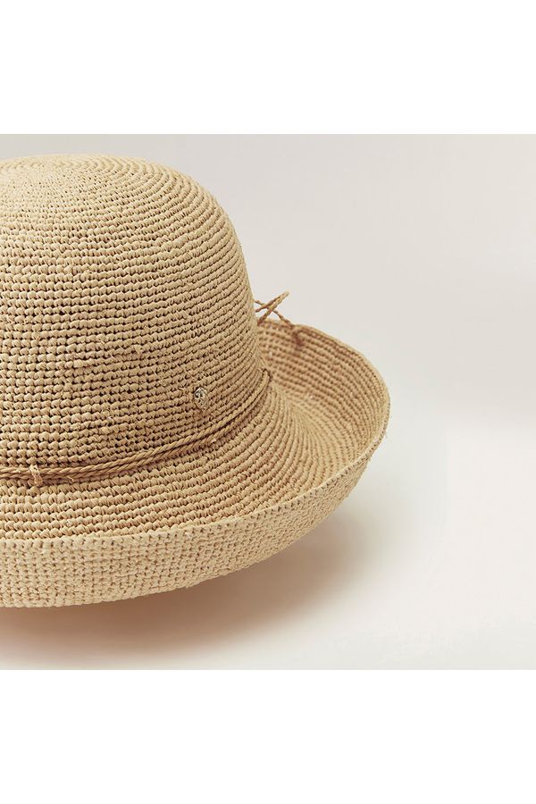 Helen Kaminski Provence 8 Raffia Crochet Hat  | Natural | Rollable Packable Hat