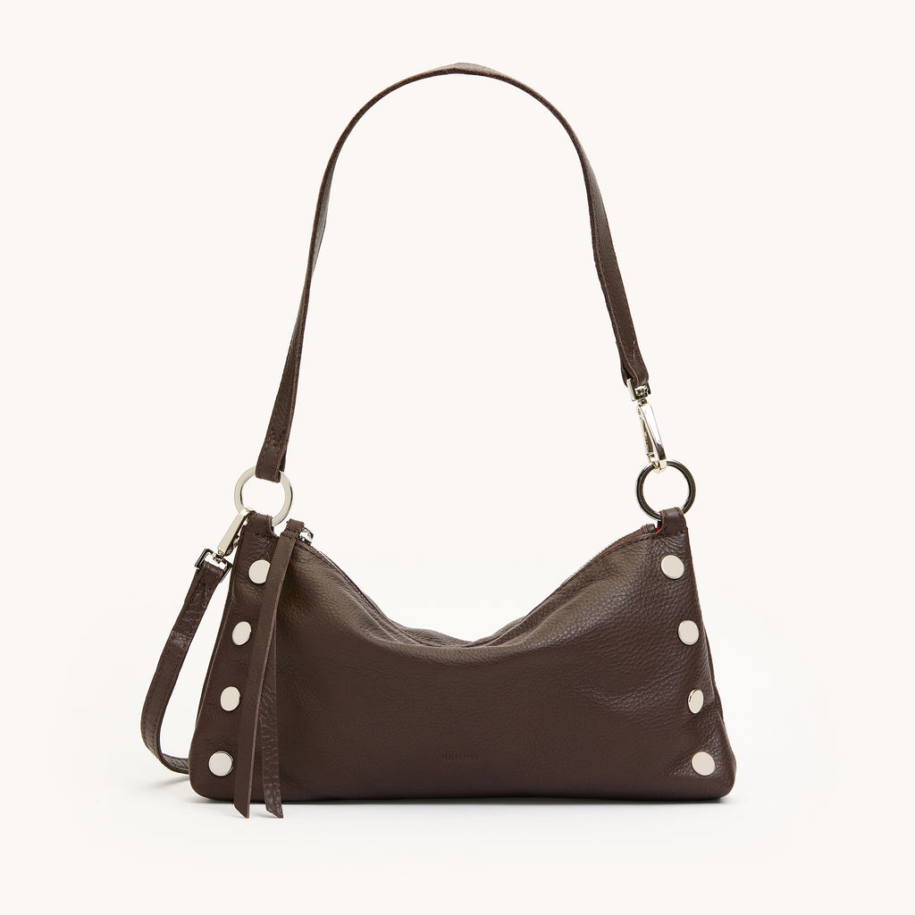Hammitt Kyle Small Shoulder Bag | Espresso/Silve