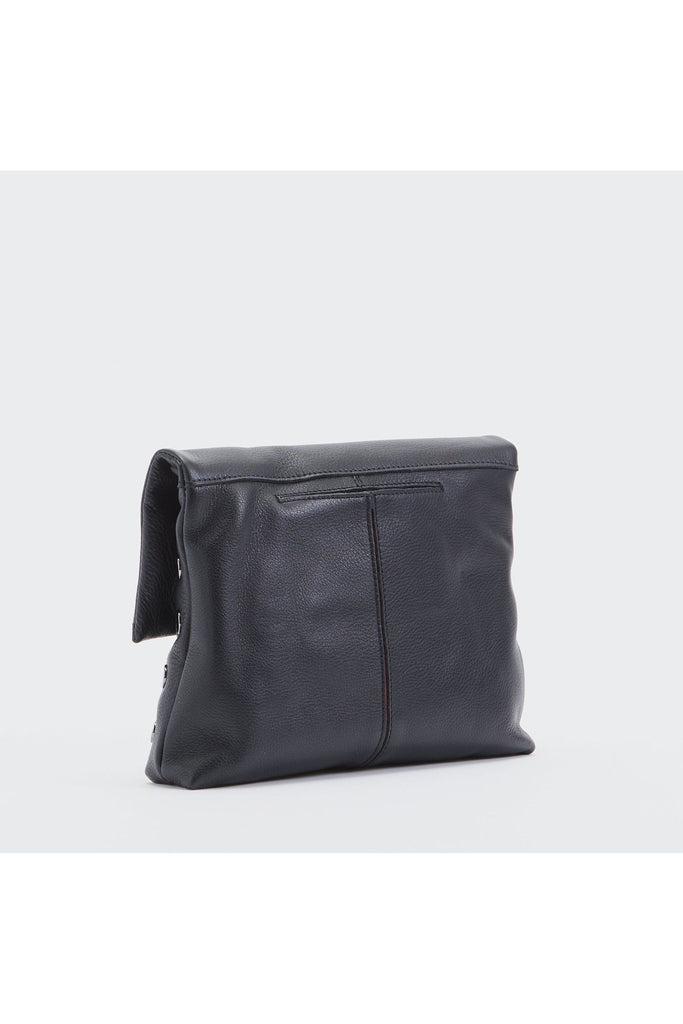 Hammitt VIP Medium Clutch Crossbody Bag 4621 | Black/Gunmetal