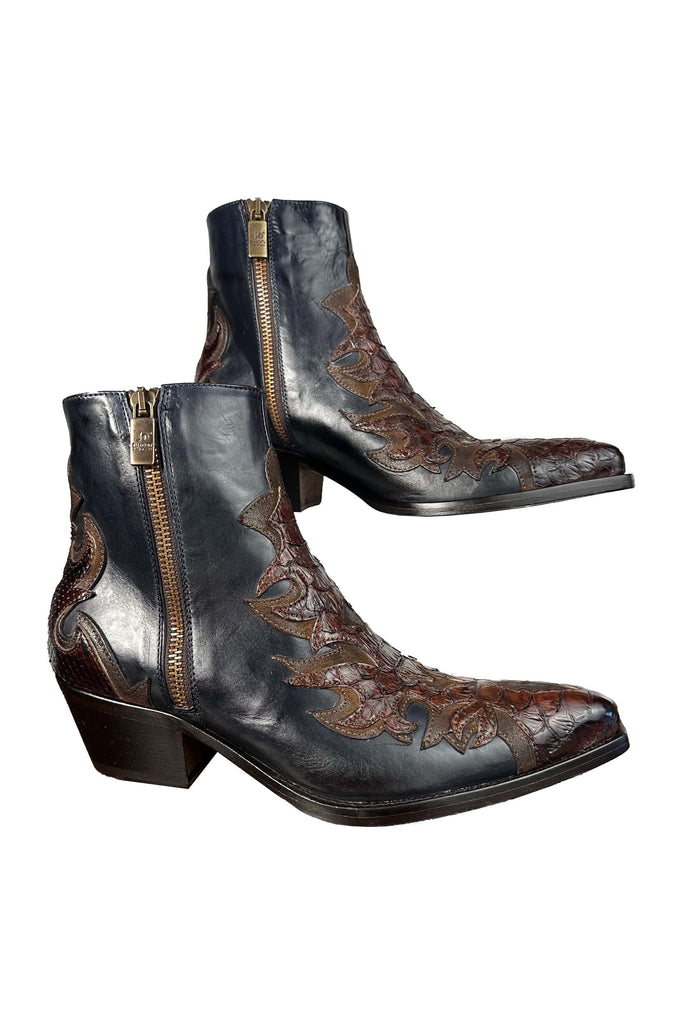 Jo Ghost Tula 2880-610 Western Ankle Boot | Clove Murano Mammut Lavato